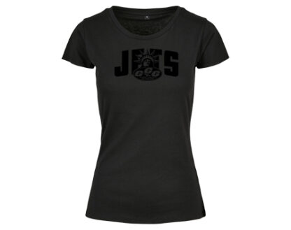 DAMEN  T-SHIRT BLACK EDITION JETS