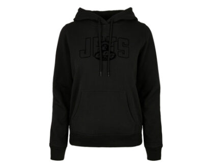 DAMEN HOODIE  BLACK EDITION JETS OUTLINE