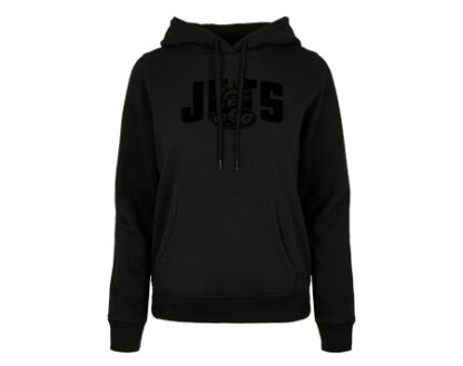DAMEN HOODIE  BLACK EDITION JETS