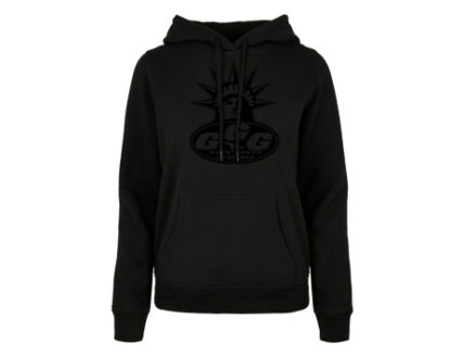 DAMEN HOODIE  BLACK EDITION LOGO