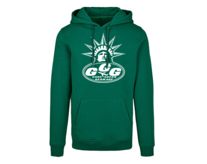 1UNISEX HEAVY HOODIE GRÜN SP-EDITION BB011 LOGO