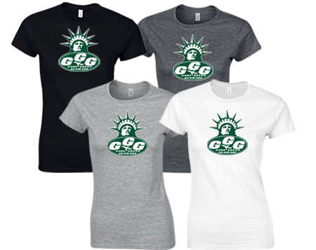 GILDAN DAMEN T-SHIRT LOGO