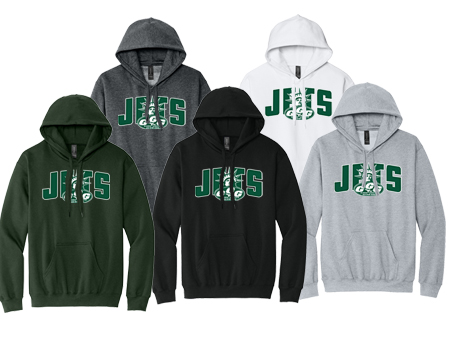 1Softstyle® Midweight Sweat Adult Hoodie SF500 JETS